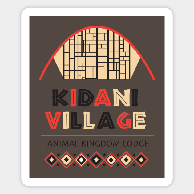 Animal Kingdom Lodge: Kidani Village Sticker by Lunamis